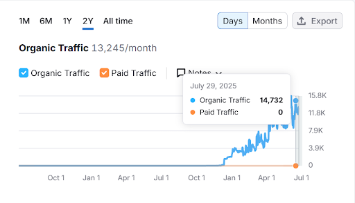 SEO performance